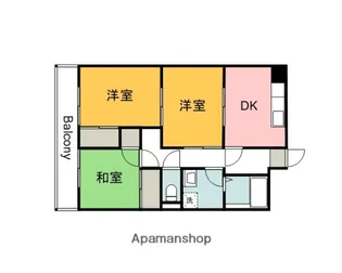 COLORS五日市(旧 平田第1ビル)【302号室】の間取り