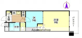広電コイン通りビル【5階】の間取り