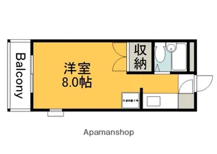 パインハウスⅠ【3階】の間取り