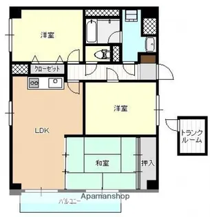 セントヒルズ【3階】の間取り