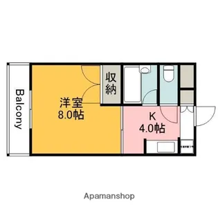 パティシェール吉川Ⅱ【3階】の間取り