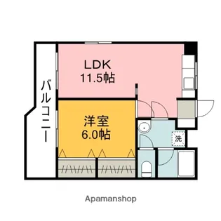 田中ビル【4階】の間取り