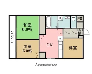 ハイツ76【4階】の間取り