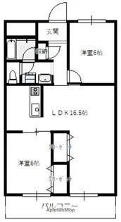水戸第3ビル【2階】の間取り