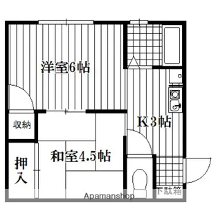 ネオセルコ西広島【2階】の間取り
