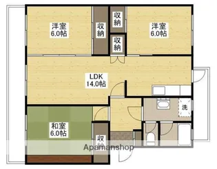 K’SB KAIROEN A棟【4階】の間取り