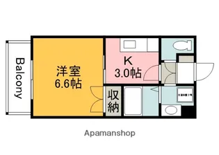 M.TERRAZA【204号室】の間取り