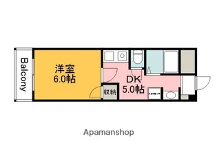 Medion【7階】の間取り