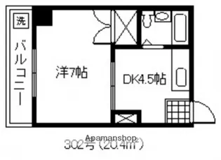 小石ビル【3階】の間取り
