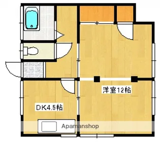 下田アパート【2階】の間取り