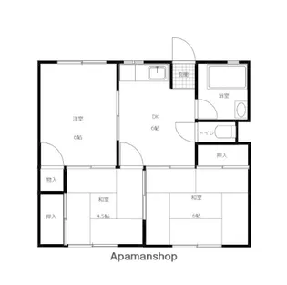 カツミビル【3階】の間取り