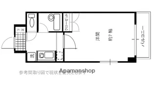 サンローレル串戸【8階】の間取り