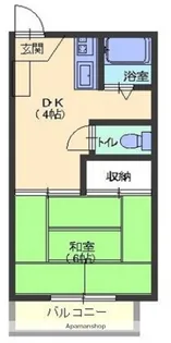 コーポ松浦B【2階】の間取り