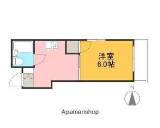 清和十日市【4階】の間取り
