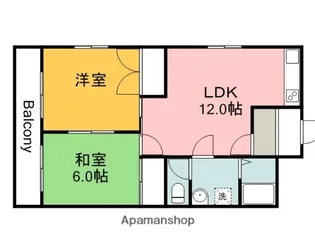 まつひらビル【3階】の間取り