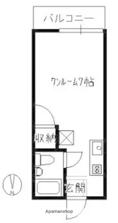 コーポKAKU【2階】の間取り