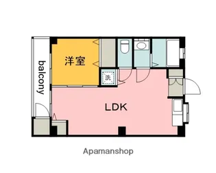 ウイング砂原【1階】の間取り