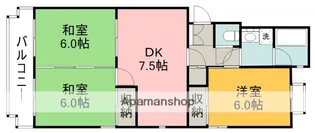 カノープス井口台【4階】の間取り