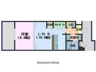 シビックコアエム【10階】の間取り