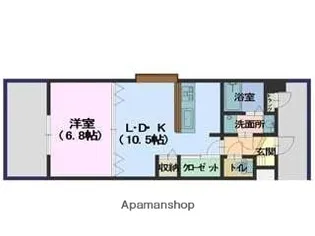 シビックコアエム【6階】の間取り