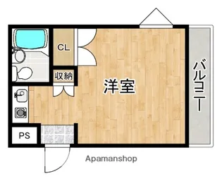 ウエストコート【4階】の間取り