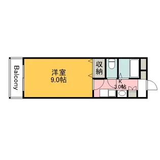 ウィンディア宮内【7階】の間取り