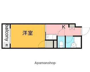 ダイヤレジデンス五日市【5階】の間取り