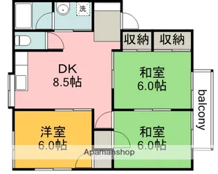 第2エレガントヤマサキ【1階】の間取り