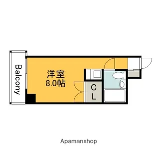レジデンス十日市【3階】の間取り