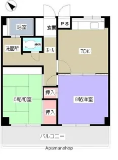古江駅前ビル【6階】の間取り