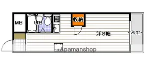 樹里ハイツ【1階】の間取り