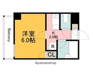 三光ビル【303号室】の間取り