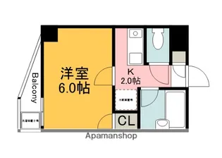 三光ビル【307号室】の間取り