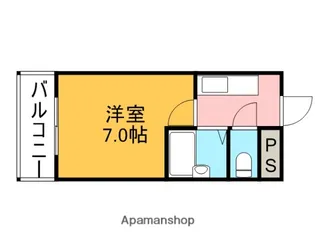 ロイヤルエムズ【3階】の間取り