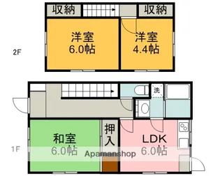 広島県広島市西区己斐上3丁目【一戸建】の間取り