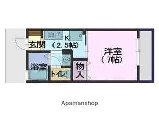 セジュール廿日市【105号室】の間取り