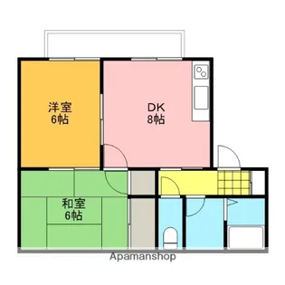 ファミール雅【1階】の間取り