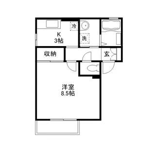 パラッツオⅢ【1階】の間取り