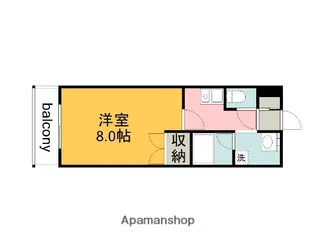 コーボレーション草津【403号室】の間取り