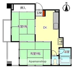 木原マンション【303号室】の間取り