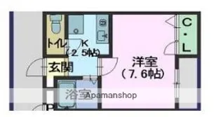 1Kの間取り画像