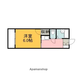 リバーシティ五日市【506号室】の間取り