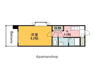 ウィンディア楽々園【10階】の間取り