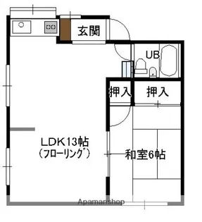 メゾンイノウエ【1階】の間取り