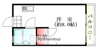 アルティメイトBUILDING天満【5階】の間取り