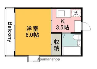 ウイング五日市駅前A棟【1階】の間取り