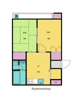 ドミールアサヒ【3階】の間取り