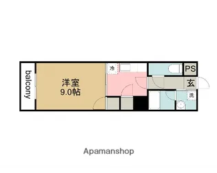 クロスデータビル73(旧エステート36)【4階】の間取り