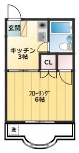 コーポラス千同【3階】の間取り