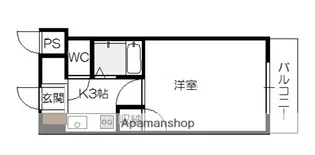 ティアラサイワ【2階】の間取り